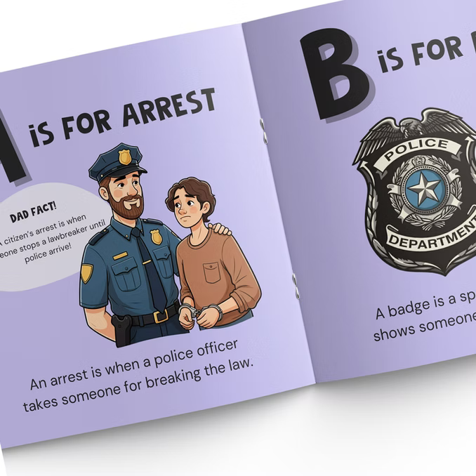 Daddy's Alphabet of Police