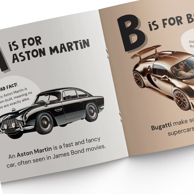 Daddy's Alphabet of Motor Cars