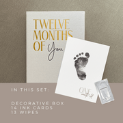 Inkless Baby Milestone Cards