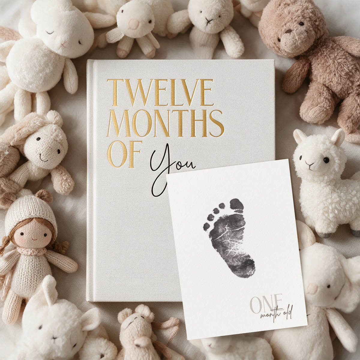 Inkless Baby Milestone Cards