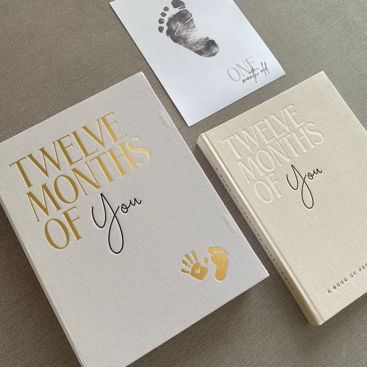 MinkTale keepsake books arranged together